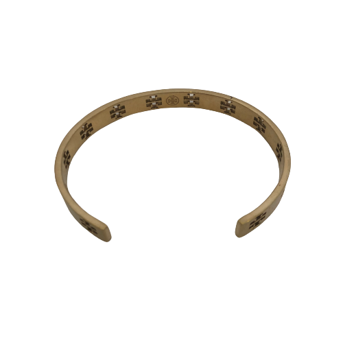 Tory Burch Gold Logo Slim Cuff | Gently Used |