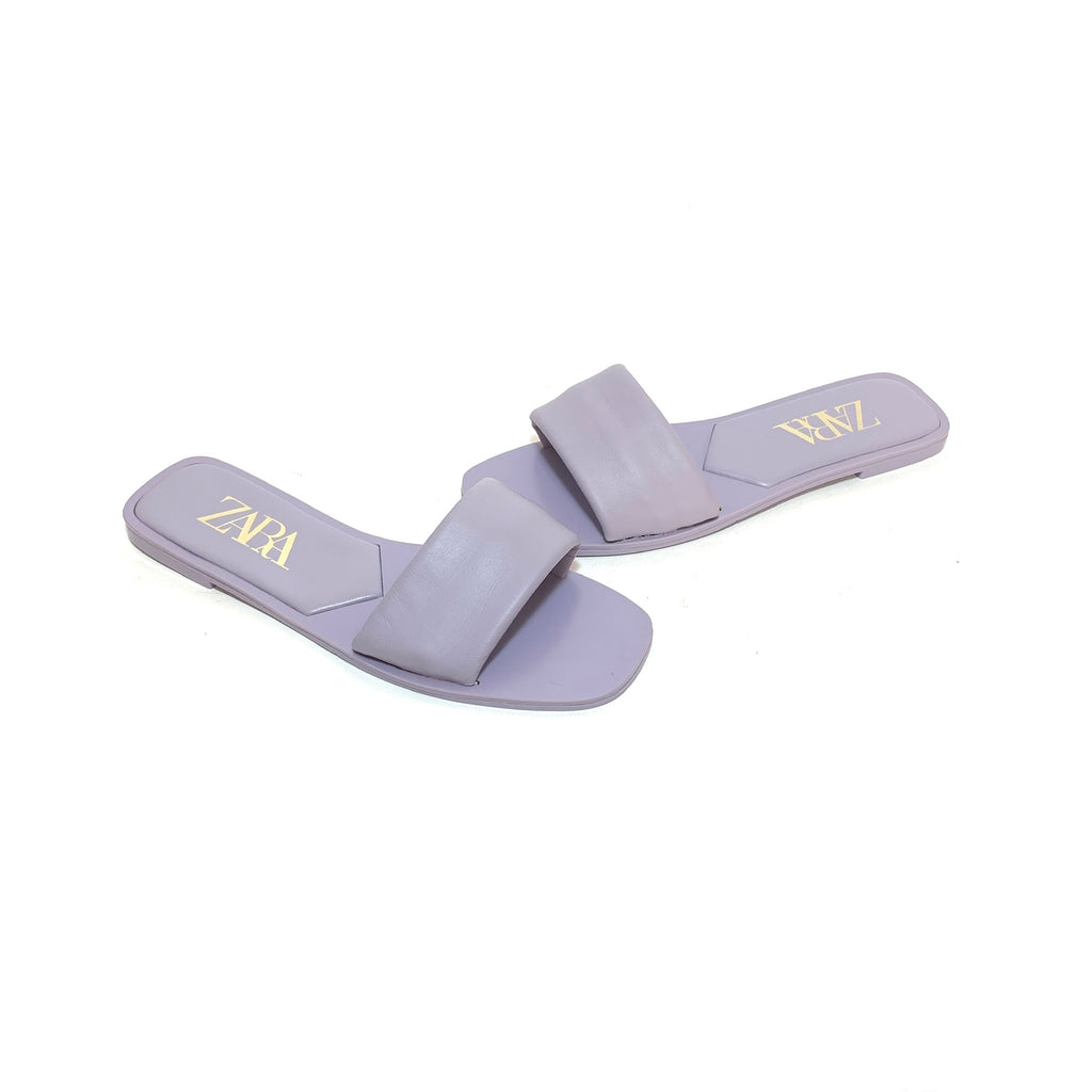 ZARA Lilac Slides | Like New |