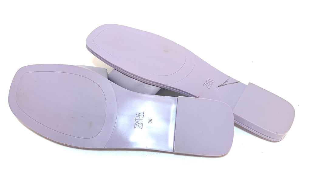 ZARA Lilac Slides | Like New |
