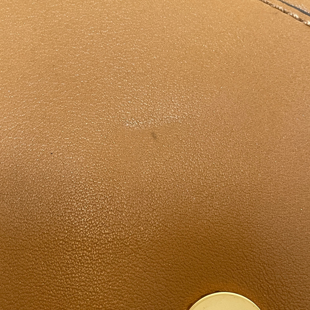 Michael Kors Tan Leather Envelope Convertible Clutch | Pre Loved |