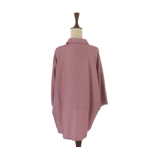 Sapphire Light Purple Collared Oversized Shirt | Pre Loved |