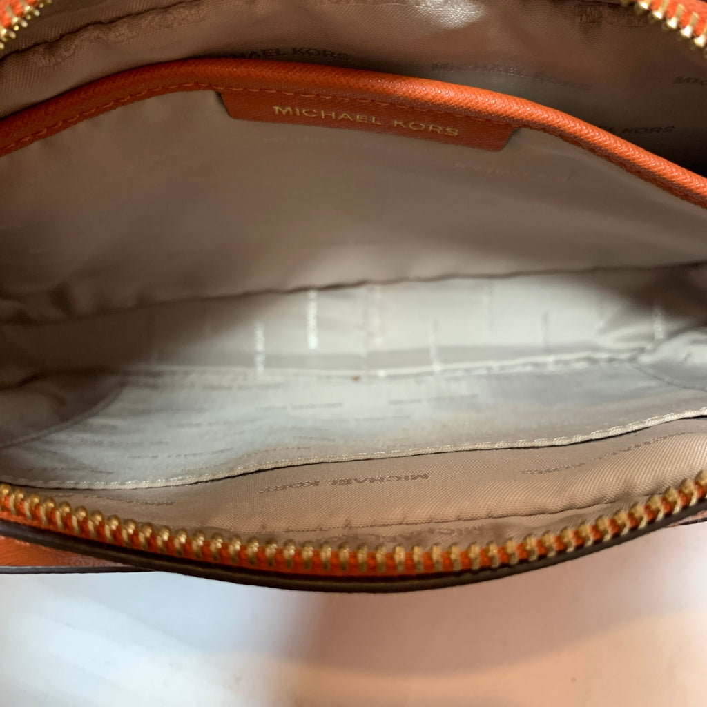 Michael Kors Rust Leather Cross Body Bag | Like New |