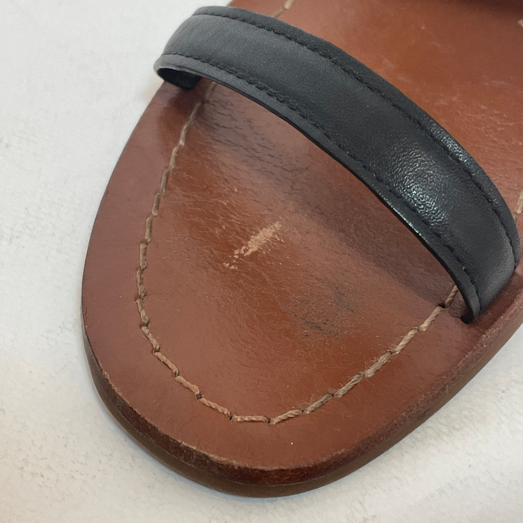 Tory Burch Black 'Lowell' Block Heel Sandals | Pre Loved |