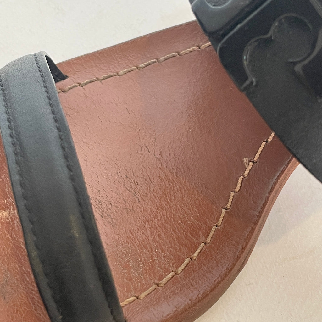 Tory Burch Black 'Lowell' Block Heel Sandals | Pre Loved |