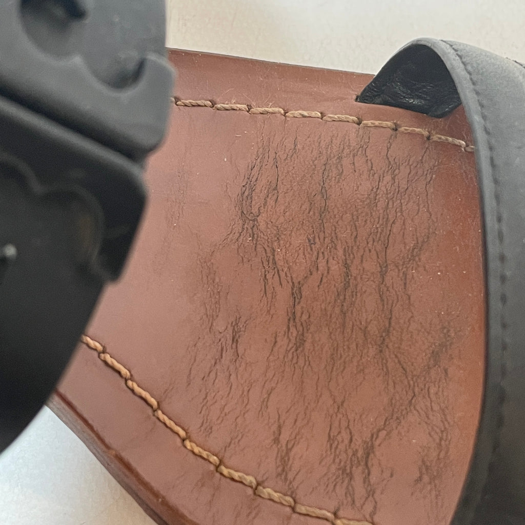 Tory Burch Black 'Lowell' Block Heel Sandals | Pre Loved |