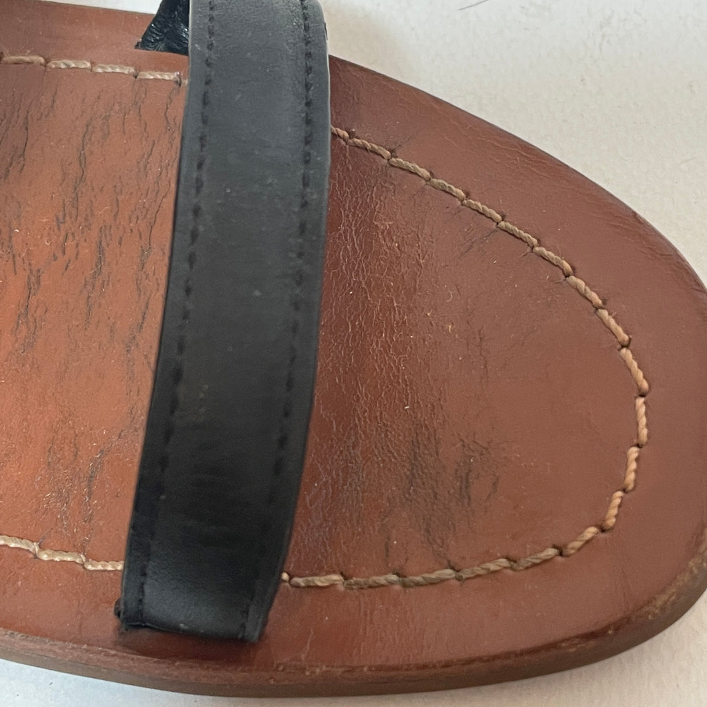 Tory Burch Black 'Lowell' Block Heel Sandals | Pre Loved |