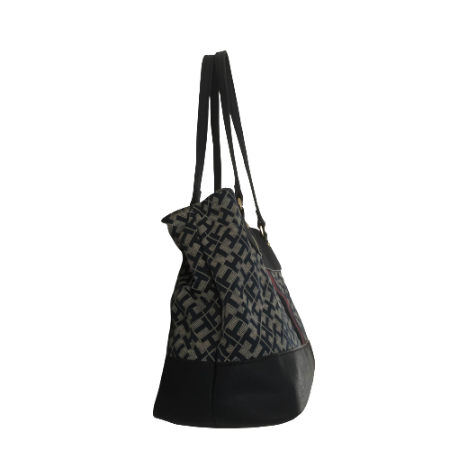 Tommy Hilfiger Navy Monogram Shoulder Bag | Pre Loved |