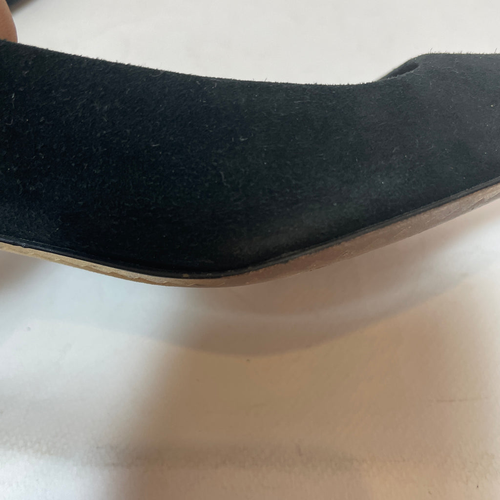 Tory Burch Black Suede Pumps | Pre Loved |