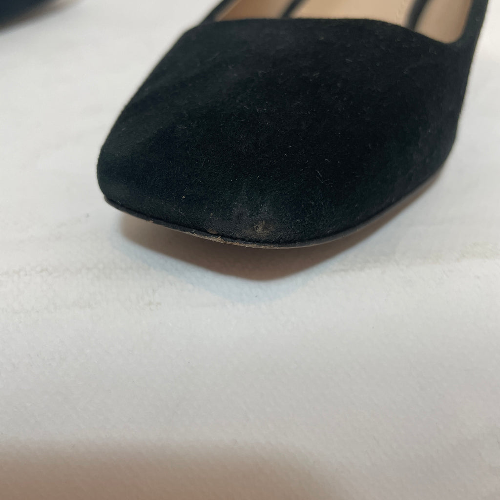 Tory Burch Black Suede Pumps | Pre Loved |