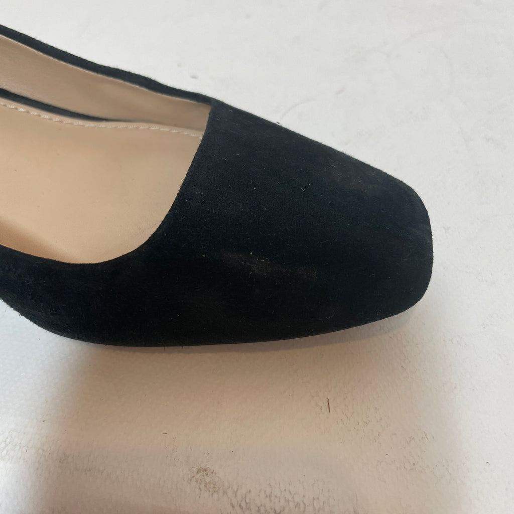 Tory Burch Black Suede Pumps | Pre Loved |
