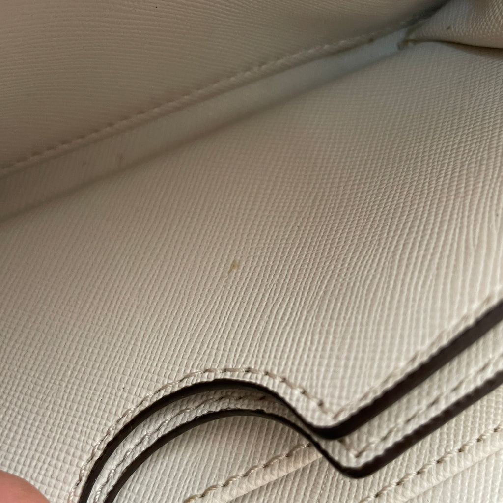 Michael Kors Vanilla Monogram Wristlet | Gently Used |