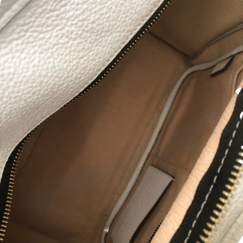 Marc Jacobs White Small Leather 'The Tote Bag' | Pre Loved |