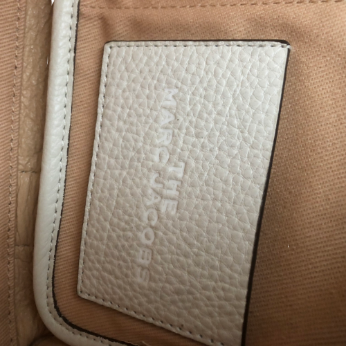 Marc Jacobs White Small Leather 'The Tote Bag' | Pre Loved |