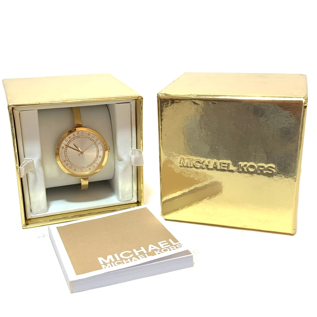 Michael Kors MK3748 Gold Bracelet Watch | Pre Loved |