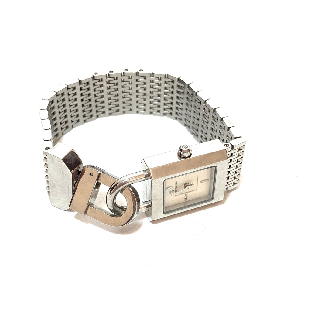 Tory Burch TBW7101 Silver Stainless Steel Watch | Gently Used |