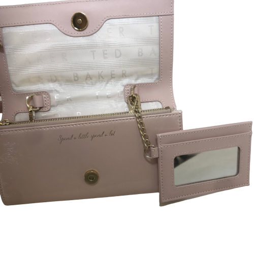 Ted Baker Light Pink Patent Wallet-On-Chain | Gently Used |