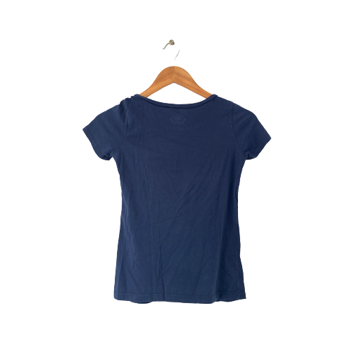 Juicy Couture Blue Printed T-Shirt | Gently Used |