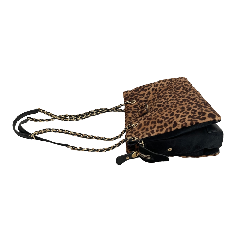 Salvatore Ferragamo Cheetah Print Shoulder Bag | Pre Loved |