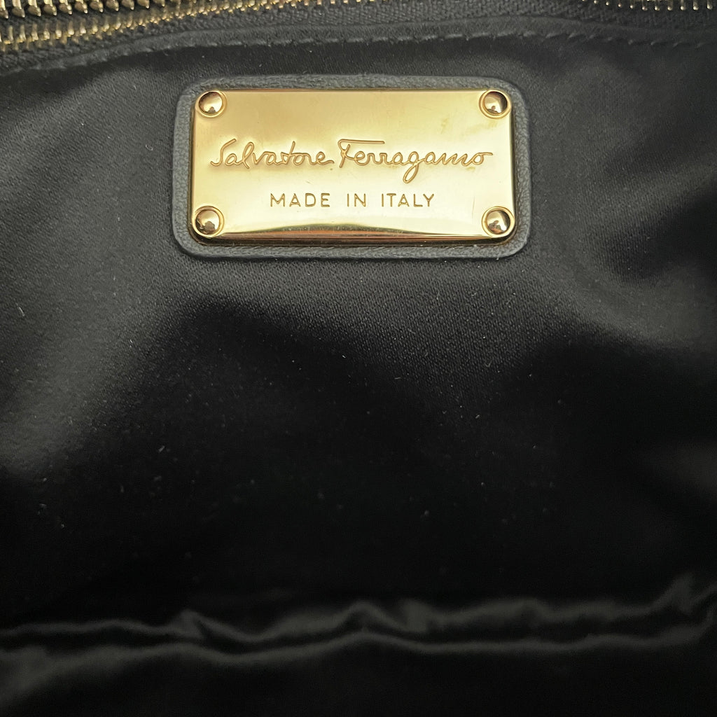 Salvatore Ferragamo Cheetah Print Shoulder Bag | Pre Loved |