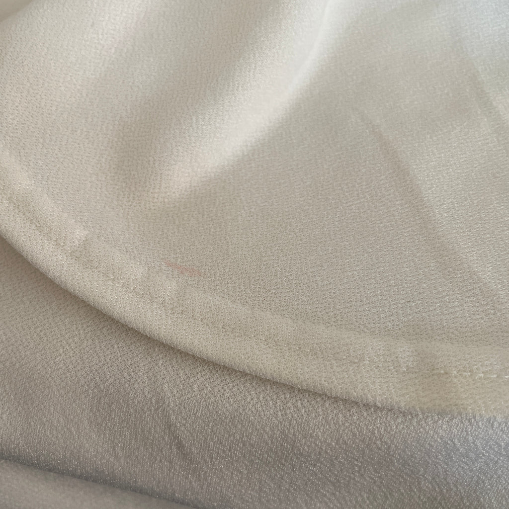 Pretty Little Thing Off-White Frill Body Suit | Pre Loved |