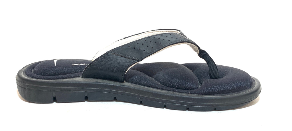 Nike Black Cushioned Flip Flops | Brand New |