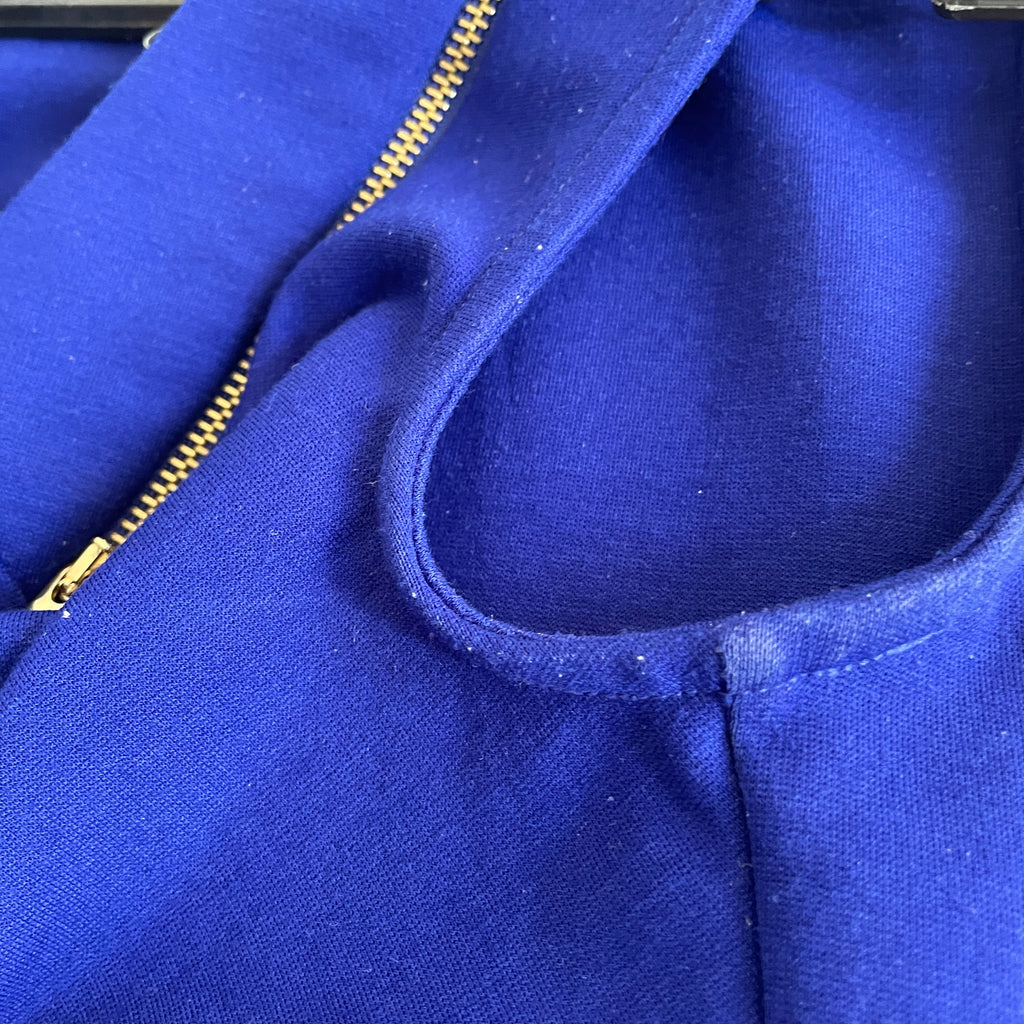Ted Baker Electric Blue Zip Dress | Pre Loved |