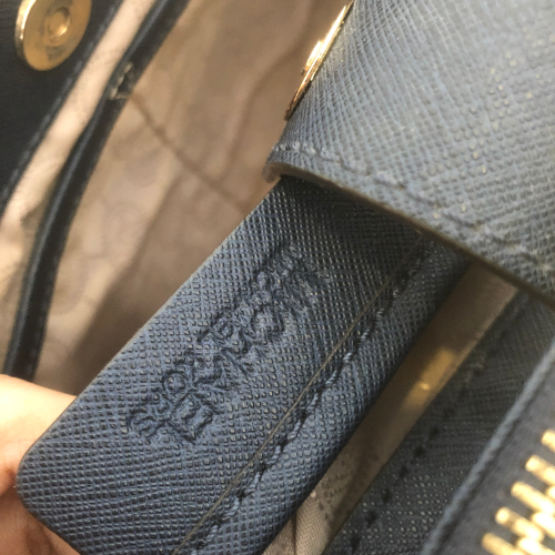 Michael Kors Navy 'Sutton' Satchel | Pre Loved |