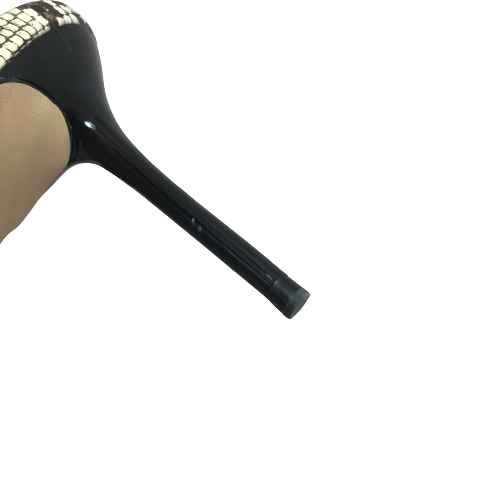 ZARA Snakeskin & Vinyl Pointed Pumps  | Gently Used |