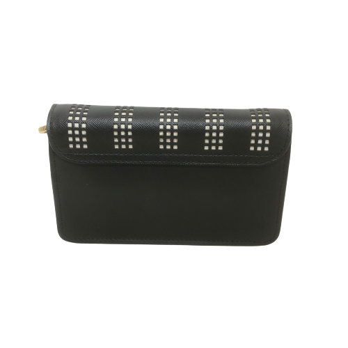 Tory Burch Black 'Robinson' Perforated Crossbody Bag | Gently Used |