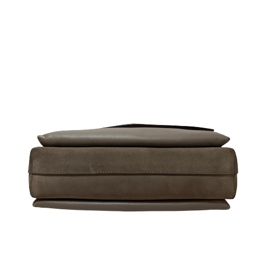 Tory Burch Grey 'Mini Kira' Mixed Leather Crossbody Bag | Pre Loved |