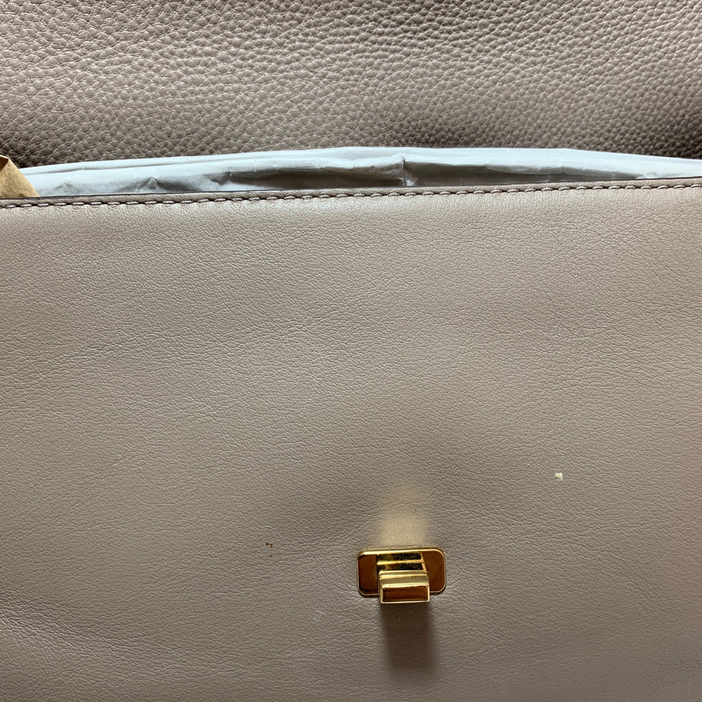 Tory Burch Grey 'Mini Kira' Mixed Leather Crossbody Bag | Pre Loved |