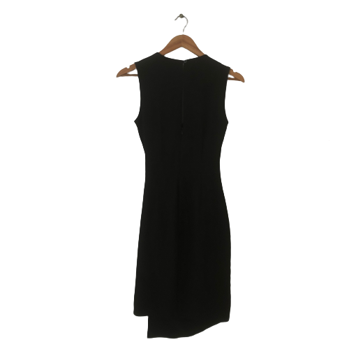 Miss Selfridge Black Crossover Dress | Gently Used |