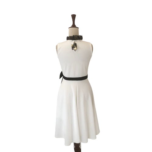 Quiz Black and White Bow Dress | Brand New |