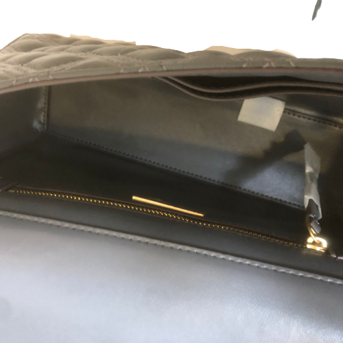 Tory Burch Grey 'Fleming' Shoulder Bag | Brand New |