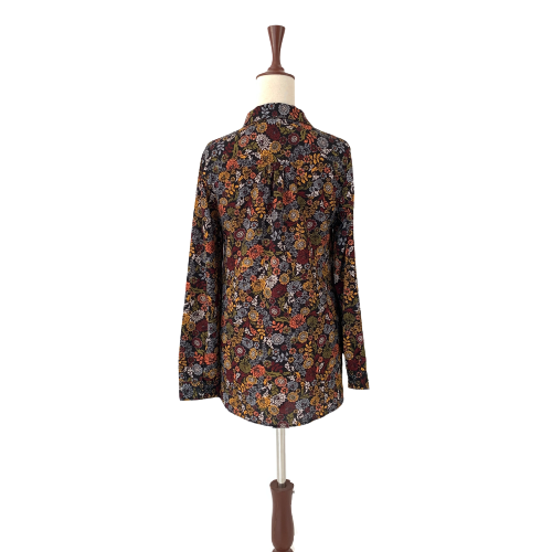 Nice & Chic Floral Printed Collared Shirt | Gently Used |