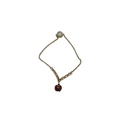 Swarovski Gold Lady Bug Bracelet | Brand New |