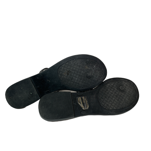 Tory Burch Black Miller Jelly Thong Sandals | Pre Loved |