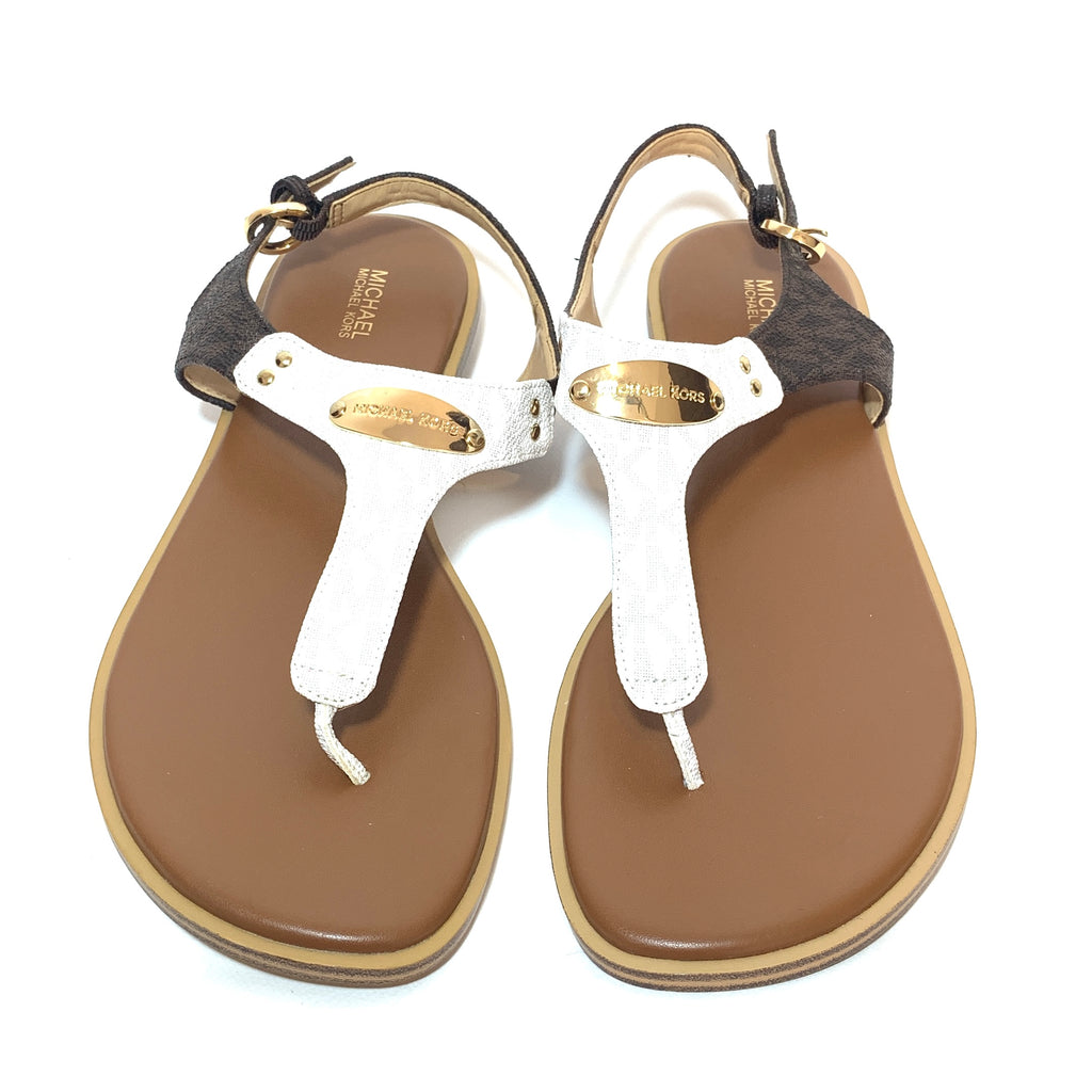 Michael Kors Monogram Thong Sandals | Like New |