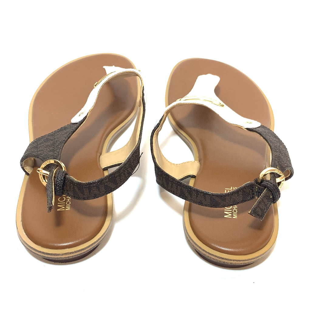 Michael Kors Monogram Thong Sandals | Like New |