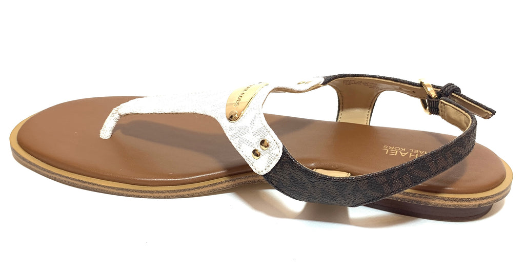Michael Kors Monogram Thong Sandals | Like New |