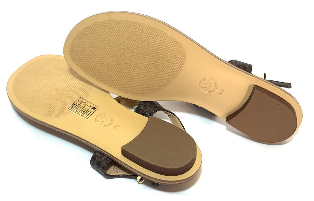 Michael Kors Monogram Thong Sandals | Like New |