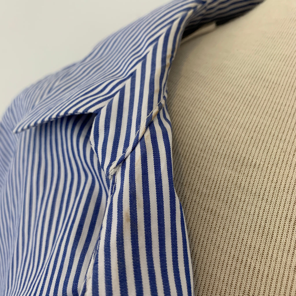 ZARA Blue & White Striped Shirt | Pre Loved |