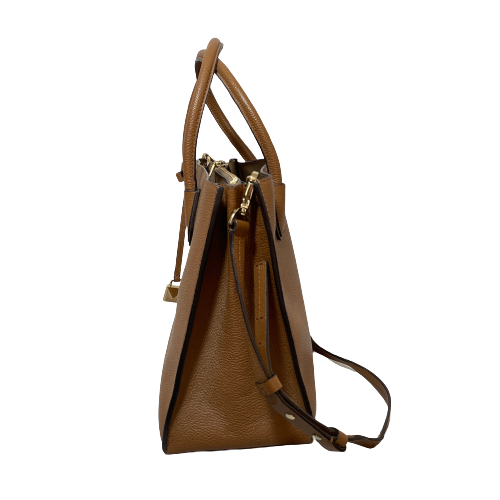 Michael Kors Tan Pebbled Leather 'Mercer' Satchel | Pre Loved |