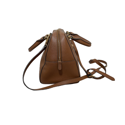 Michael Kors Tan Leather 'Sandrine' Convertible Satchel | Pre Loved |