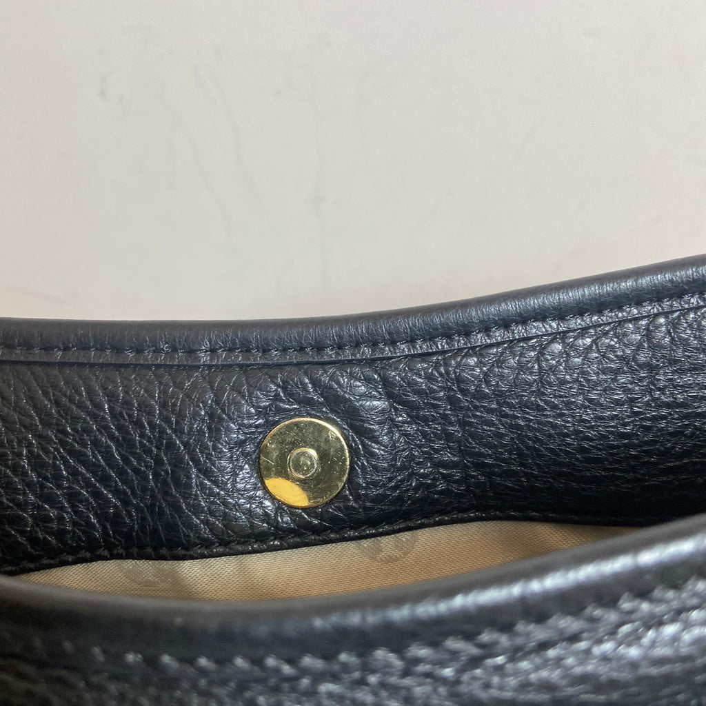 Tory Burch Black Leather “Amanda” Convertible Tote | Gently Used |