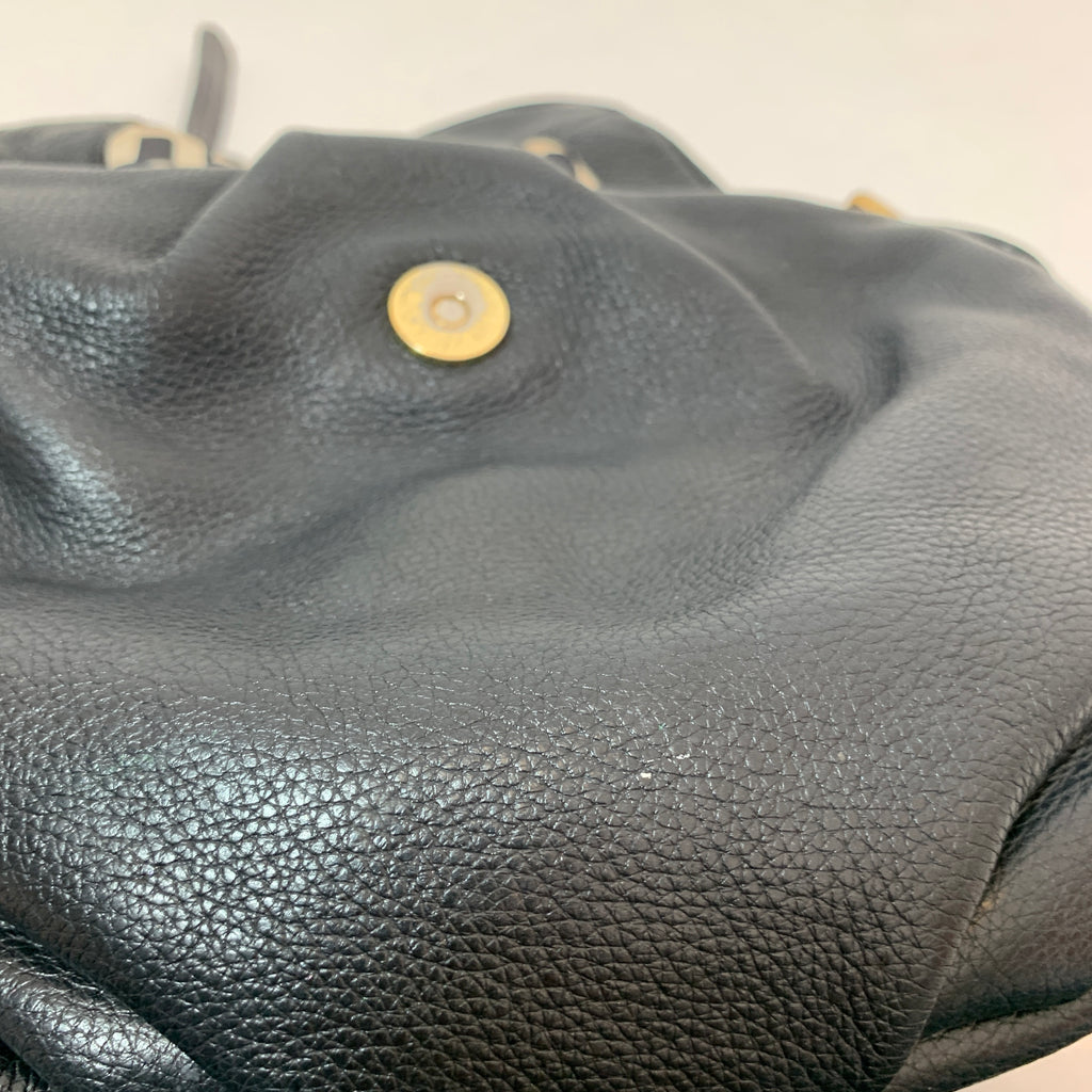 Marc Jacobs Black Leather Crossbody Bag | Pre Loved |