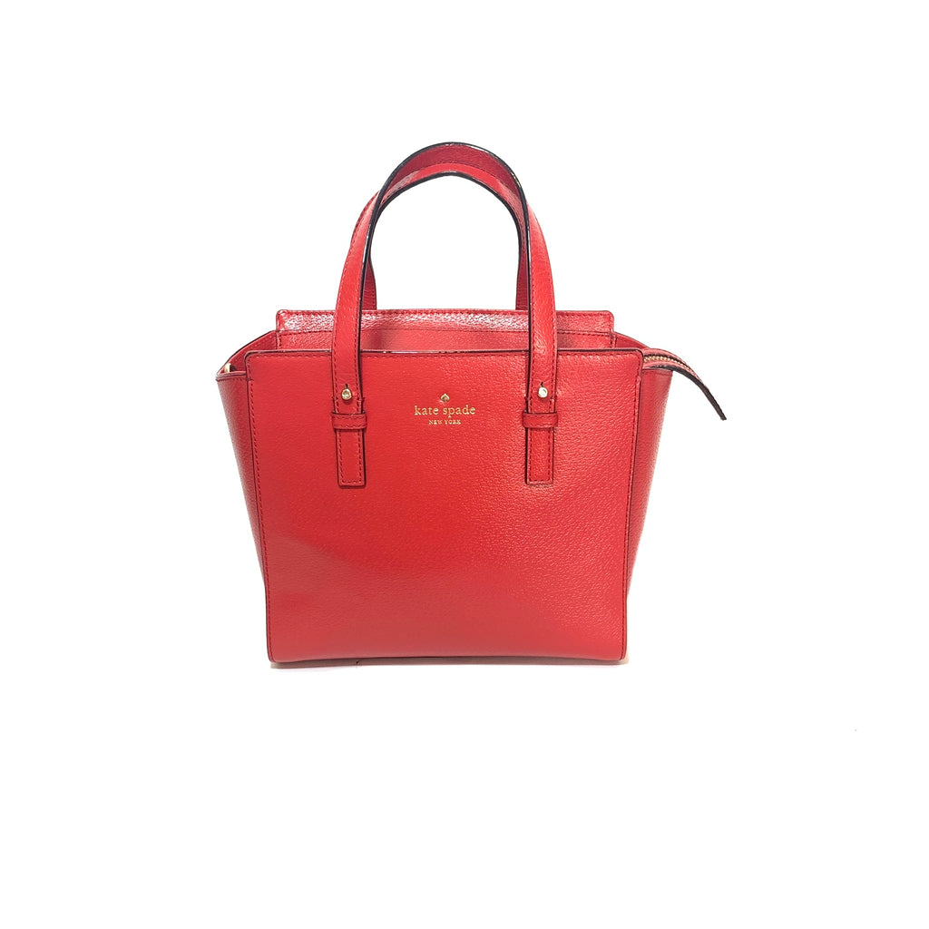 Kate Spade Red Leather Satchel | Gently Used |