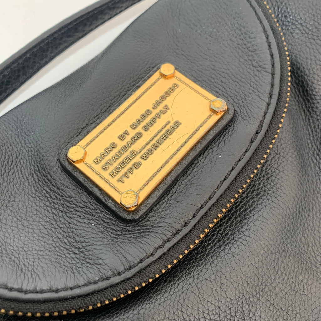 Marc Jacobs Black Leather Crossbody Bag | Pre Loved |