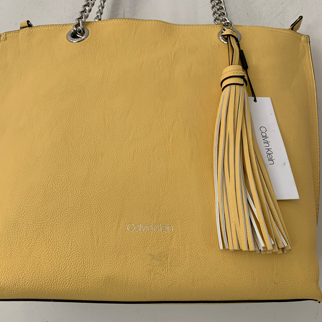 Calvin Klein Lemon Yellow Shoulder Bag | Brand New |