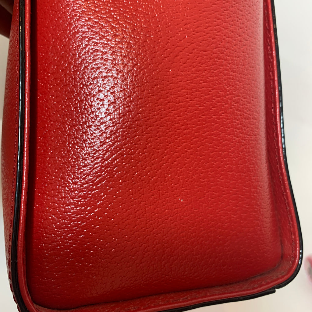 Kate Spade Red Leather Satchel | Gently Used |